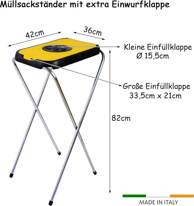Actual product image BigDean Müllsackständer SwingFix (120 l)