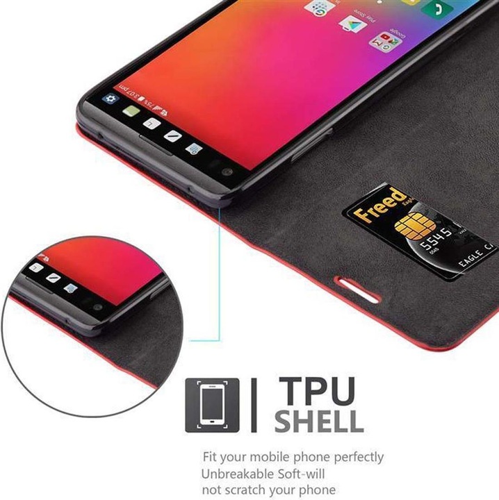 Actual product image Cadorabo Book Invisible Magnet Cover (LG V20)