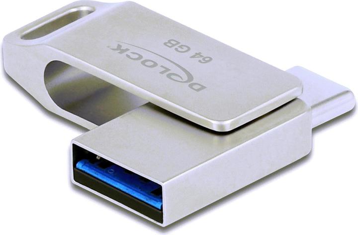 Produktbild Delock USB Flash Laufwerk (64 GB, USB-A, USB-C)
