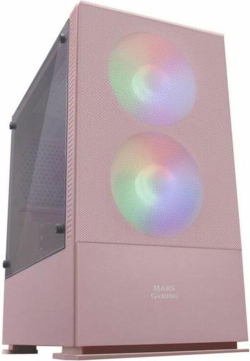 Produktbild Mars Gaming Boitier Mini Tour Micro Atx Mcz RGB Avec Panneau Vitré (Blanc) (mATX, Mini-ITX)