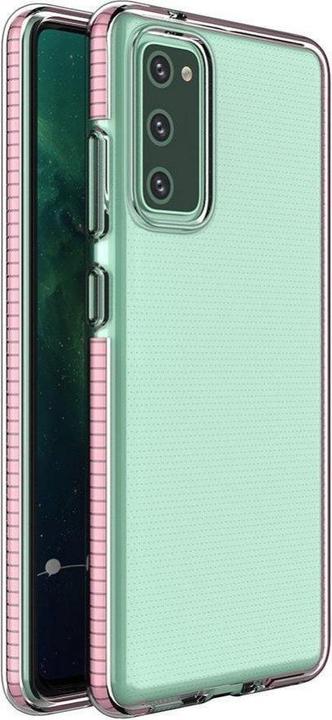 Spring Case Silikon Gel Handyhülle Schutzhülle für Samsung Galaxy A72 4G hellrosa