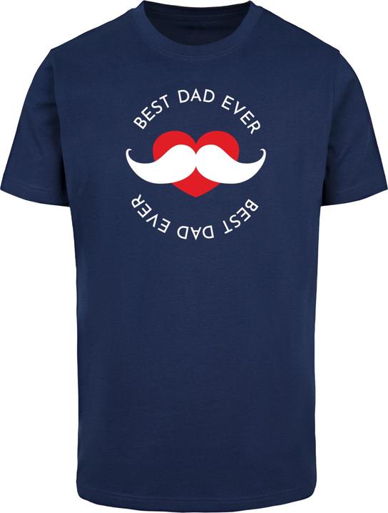 Merchcode Fathers Day - Best dad T-Shirt Round Neck - 113617 (S)
