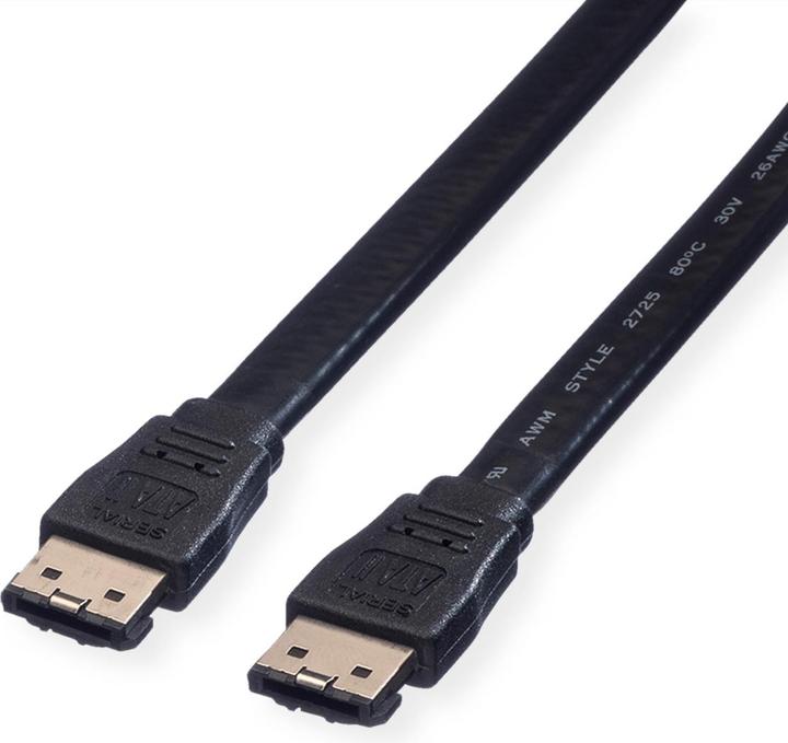 Image du produit Roline Câble pour disque dur externe, eSATA 3.0 Gbit/s 1,0m (11.03.1580) (100 cm, eSATA)