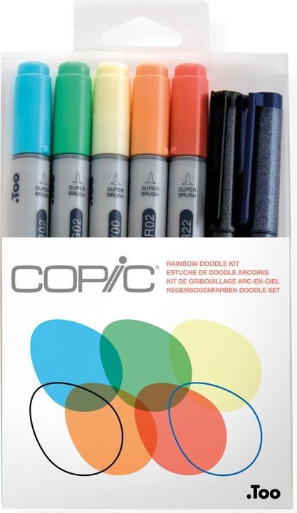 Produktbild Copic Doodle Kit Rainbow (7x)