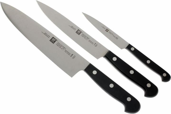 Actual product image Zwilling 36130-003 Gourmet knife set, stainless steel, 3 pieces (20 cm)