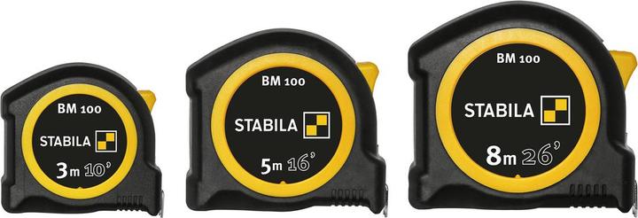 Actual product image Stabila Ruban de poche BM 100, 5 m (16'), échelle cm/pouce (5 m)