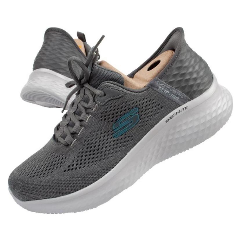 Skechers, Mannen, Sneakers, Skech-Lite Pro, Grijs, (41)