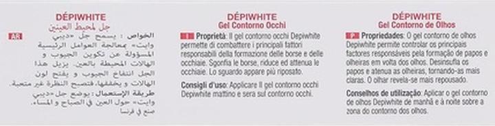 Image du produit ACM Labo Depiwhite Eye Contour Gel 15ml (Gel pour le soin des yeux, 15 ml, Journée)