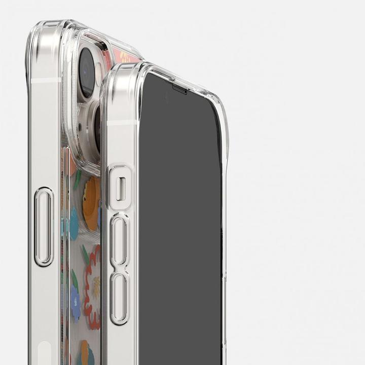 Immagine prodotto Ringke Fusion Design Sleeve Cover blindata con cornice in gel per iPhone 14 Plus trasparente (Floral) (FD) (Apple iPhone 14 Plus)