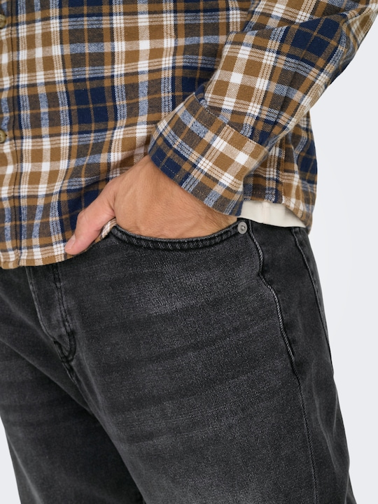 Produktbild Only & Sons Onsyoke Tapered Box Tai Dnm Cbo Noos (34)