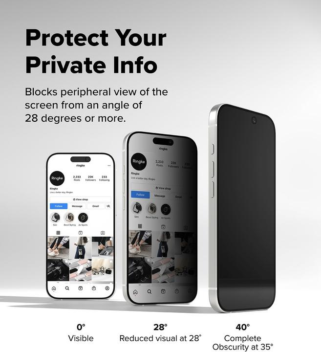 Produktbild Ringke Easy Slide (2 Stk., Apple iPhone 17 Pro Max)