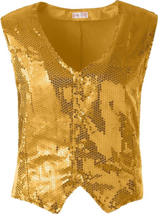 Immagine prodotto tectake Gilè da uomo con paillettes (S)