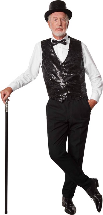 Immagine prodotto tectake Gilè da uomo con paillettes (M)