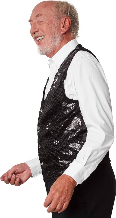 Immagine prodotto tectake Gilè da uomo con paillettes (M)
