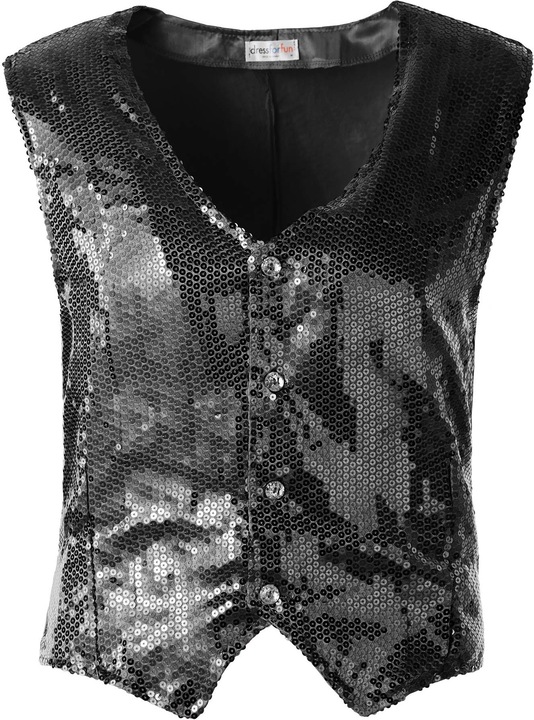 Immagine prodotto tectake Gilè da uomo con paillettes (M)