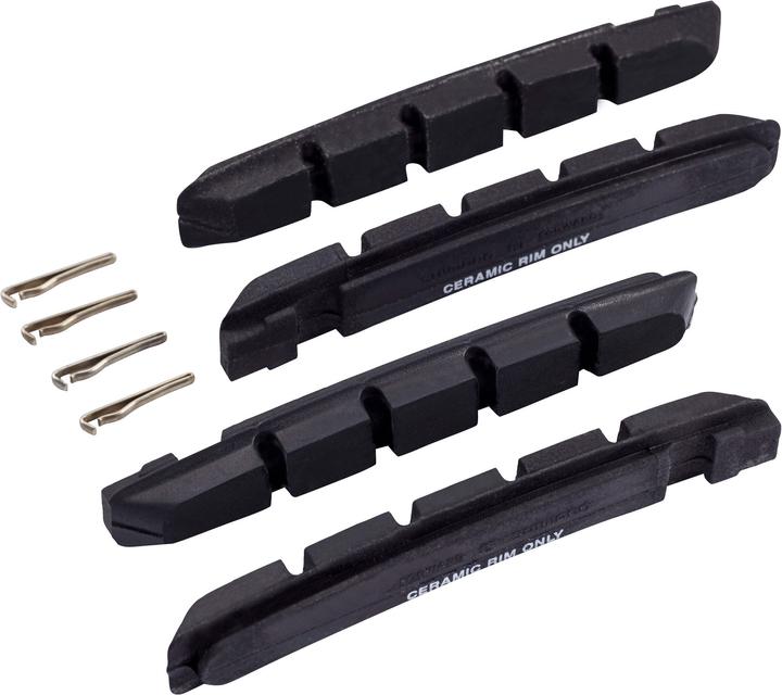 Productafbeelding Shimano M70R2C Remblok voor cartridge remschoen 2 paar (Shimano, Rubber)