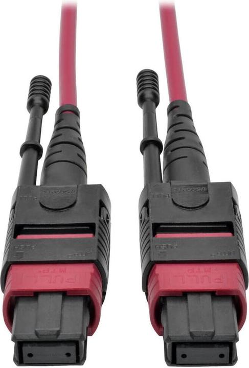 Actual product image Eaton 100G MTP/MPO Multimode OM4 Plenum-Rated Fibre Optic Cable F/F 12 Fibre 40/100GBASE-S (CAT6e, 3 m)