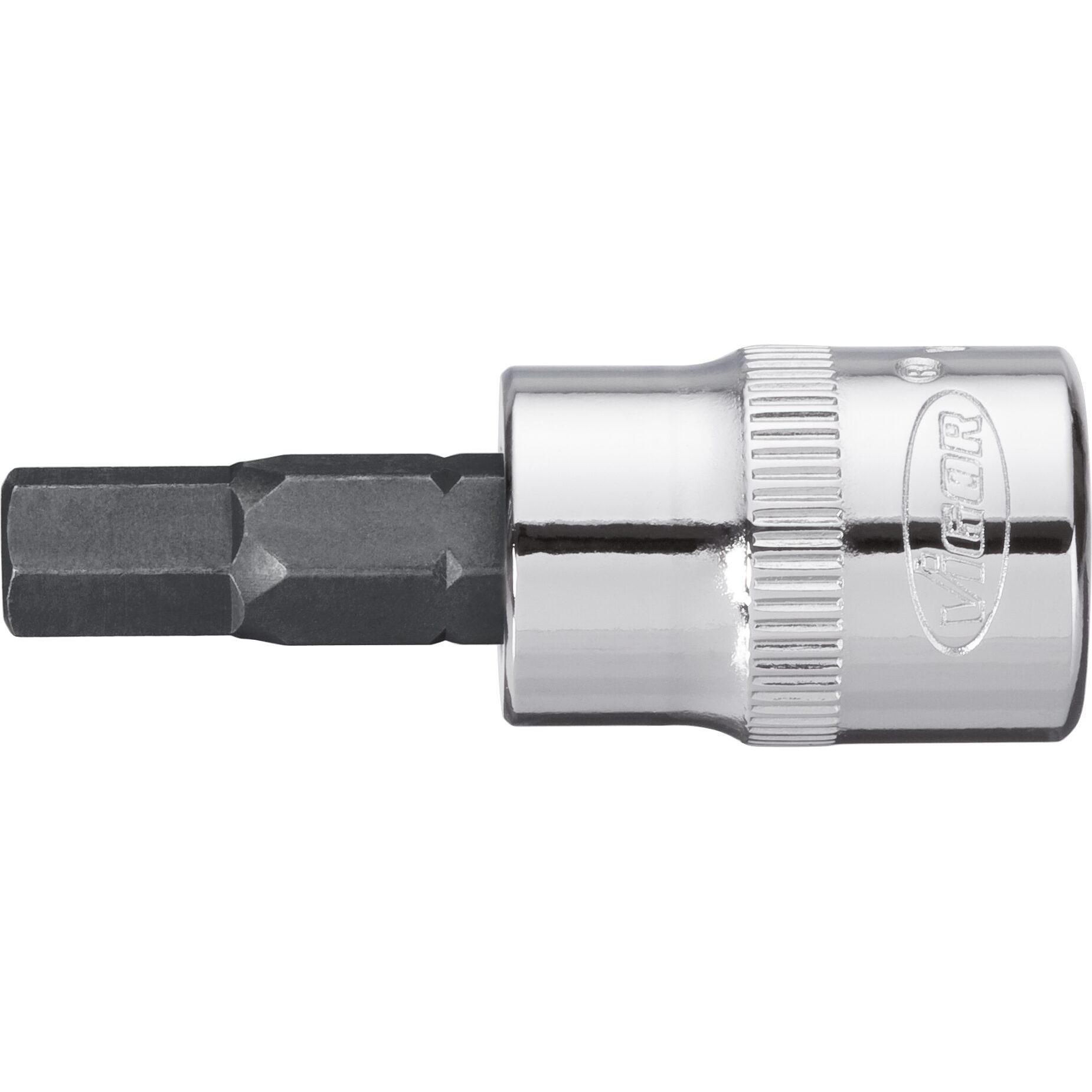 Vigor, Steckschlüssel + Stecknuss, SCHRAUBENDREHER-EINSATZ (BIT) 3/8" SW 3 (3 mm)