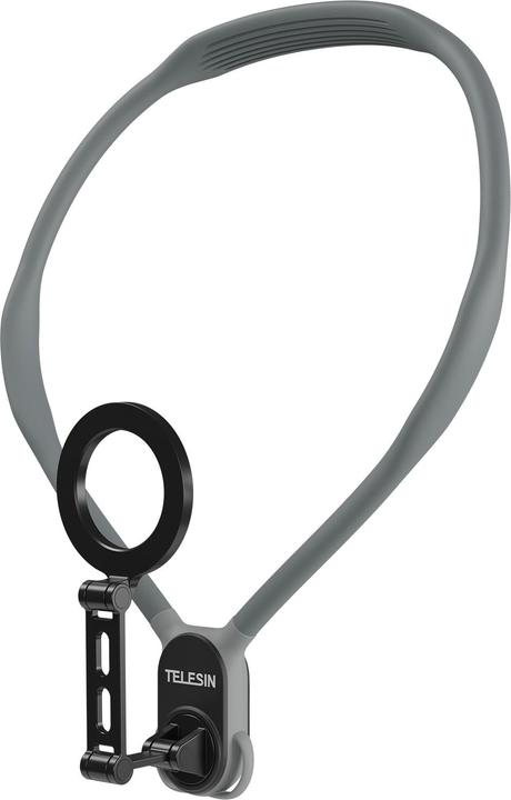 Actual product image Telesin magnetic neck mount for mobilephone-Max Version(grey)-