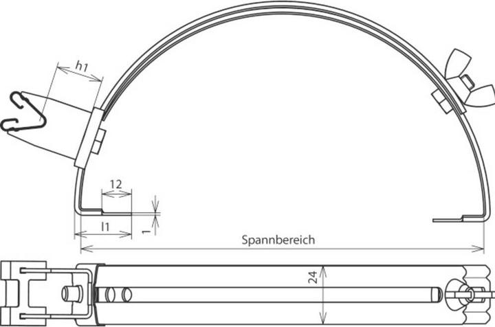 Productafbeelding Dehn Dakgeleiderhouder DEHNgrip NIRO H 20mm 206809