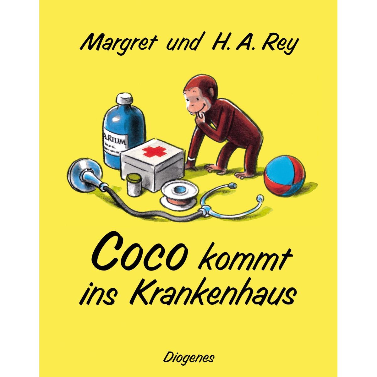 Coco kommt ins Krankenhaus, Kinderbücher von H.A. Rey