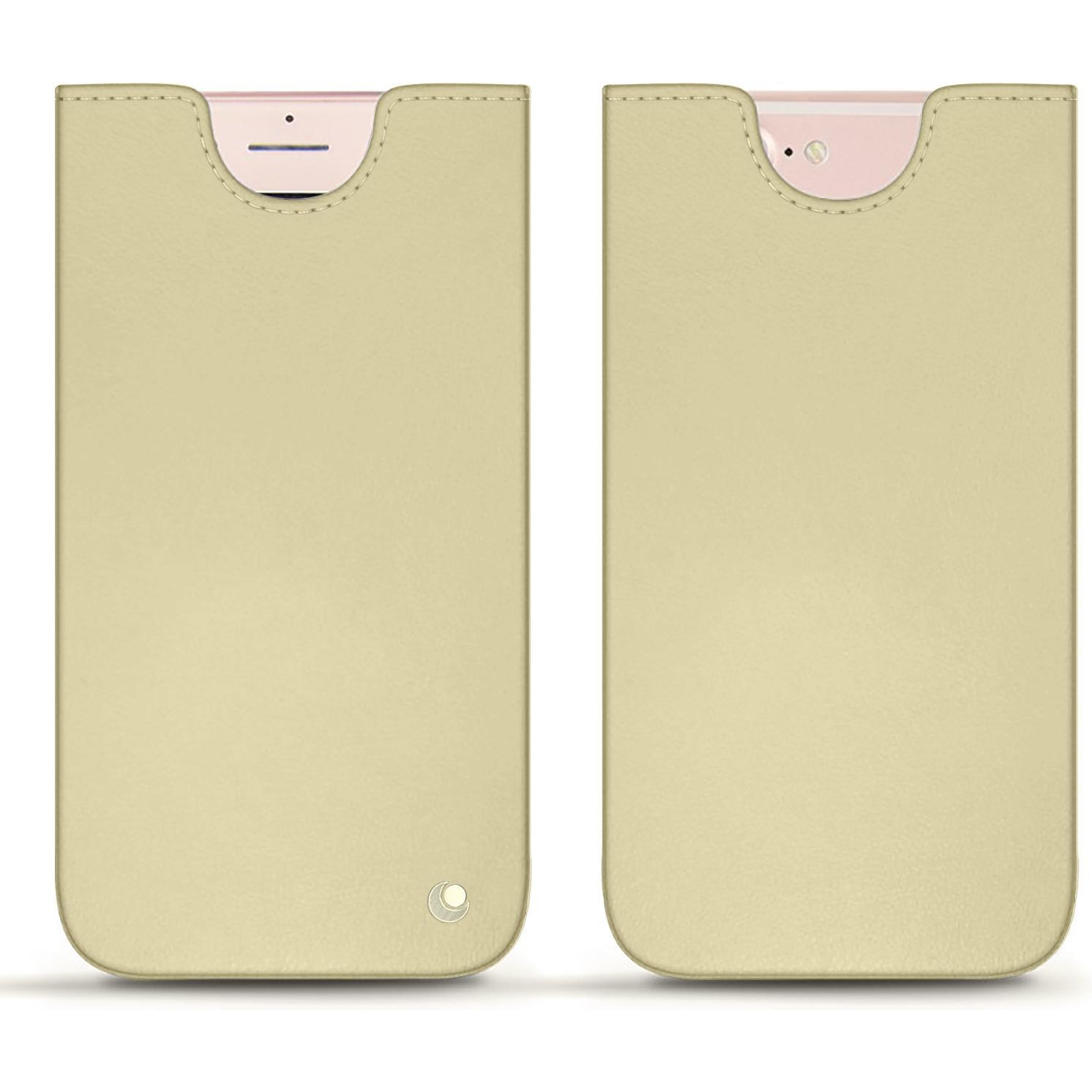 Thumbnail - Noreve Lederschutzhülle (Apple iPhone 7 Plus), Smartphone Hülle, Beige