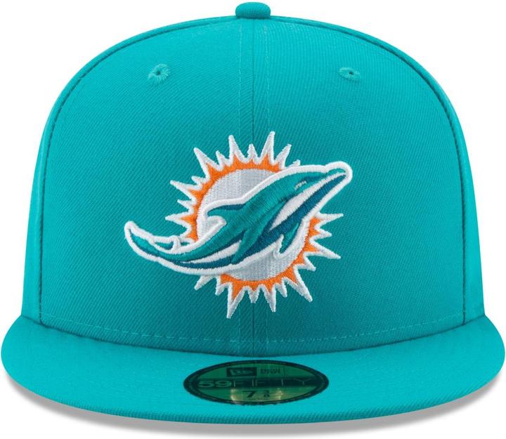 Actual product image New Era 59Fifty Cap - NFL ON FIELD Miami Dolphins (7 3/8)