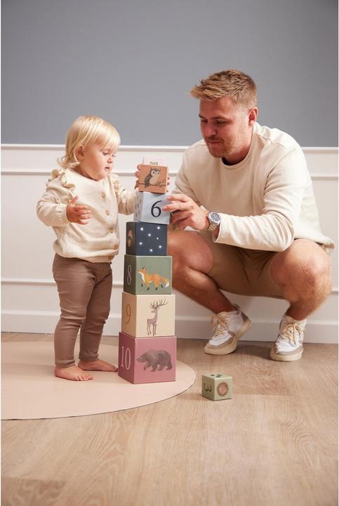 Actual product image Filibabba Stacking blocks - Nordic animals (FI-02177)