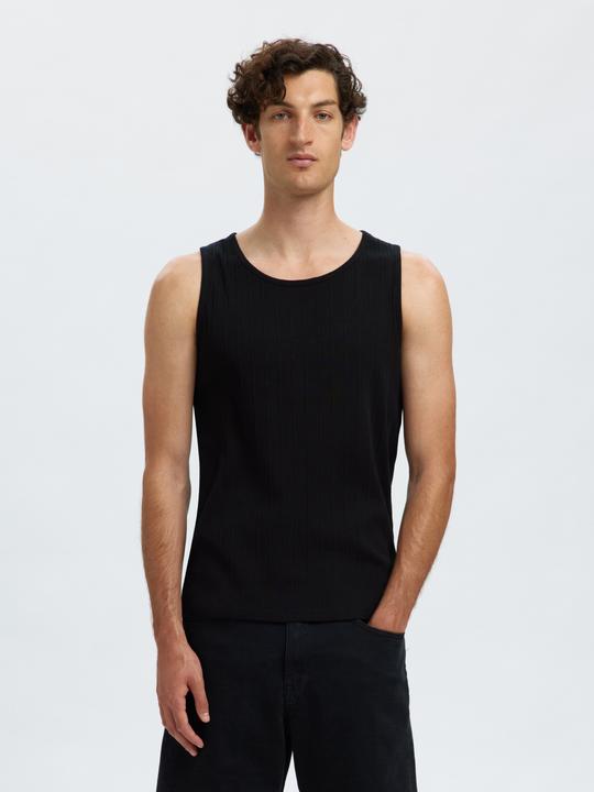 Produktbild Selected Geripptes Baumwoll Tanktop (M)