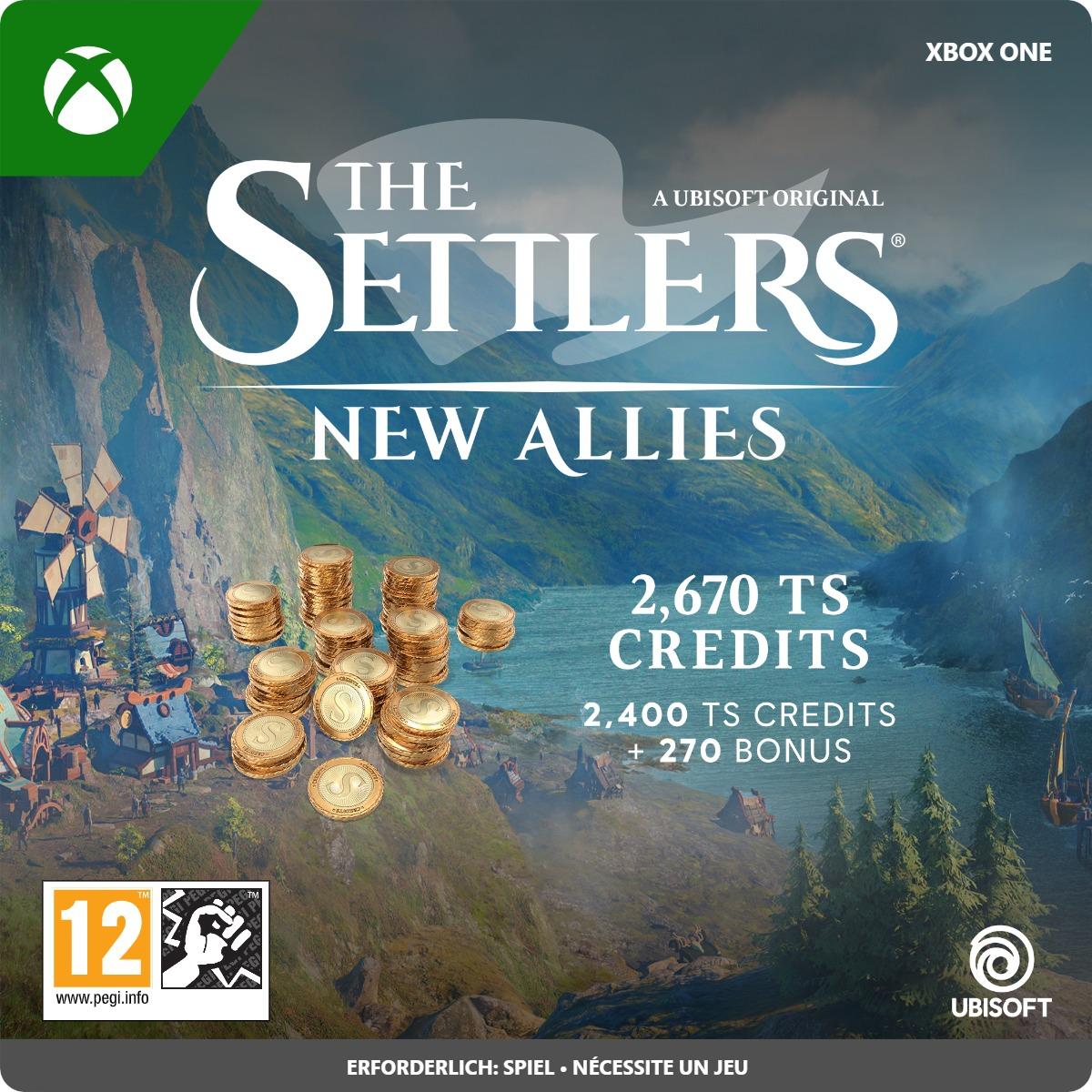 Microsoft Xbox The Settlers New Allies Virtual Currency 2670 Credits Download Code, Ingame Währung