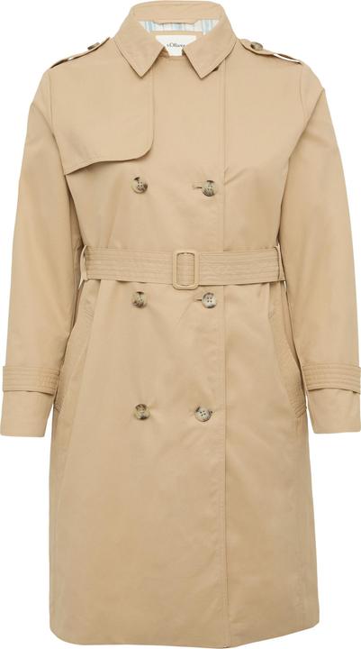 Produktbild S.Oliver Outdoor-Mantel Trenchcoat mit Streifen-Futter