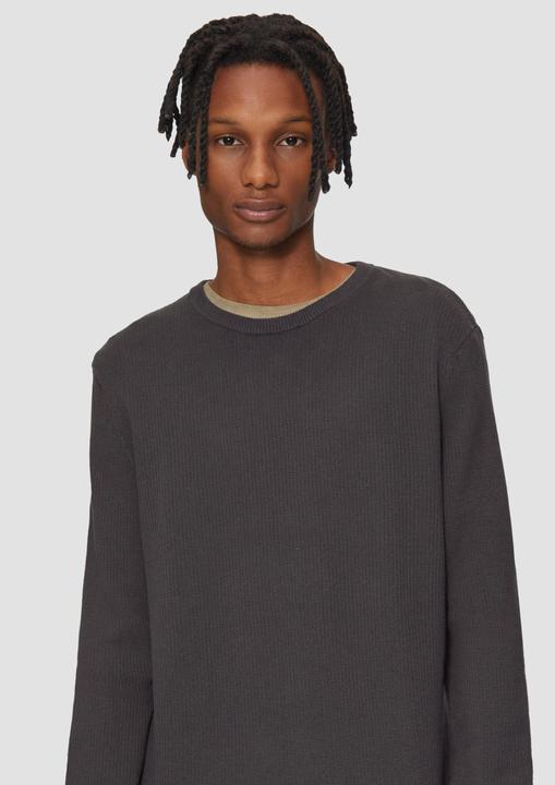 Produktbild S.Oliver Strickpullover Strickpullover mit Rippstruktur (M)