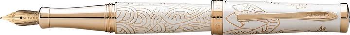 Cross Sauvage Füller Weiss Lack - 2014 Year of the Horse - Feder18 Kt (Weiss)
