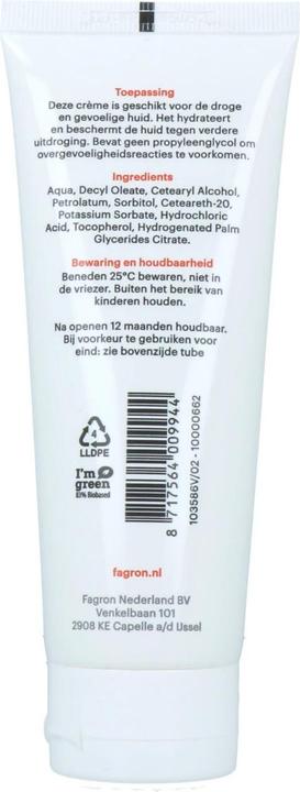 Image du produit Fagron Cetomacrogol Crème Avec Vaseline 10% 100gr