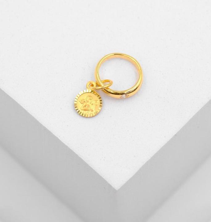 Immagine prodotto Muau Anello di battesimo (Oro bianco, Oro rosso o argento, Giallo oro)