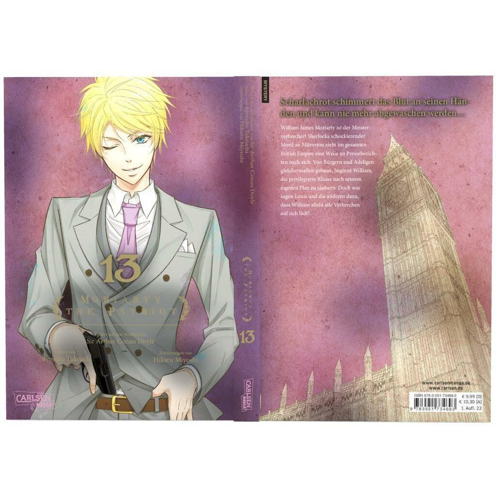 Thumbnail - Moriarty the Patriot 13, Belletristik von Ryosuke Takeuchi