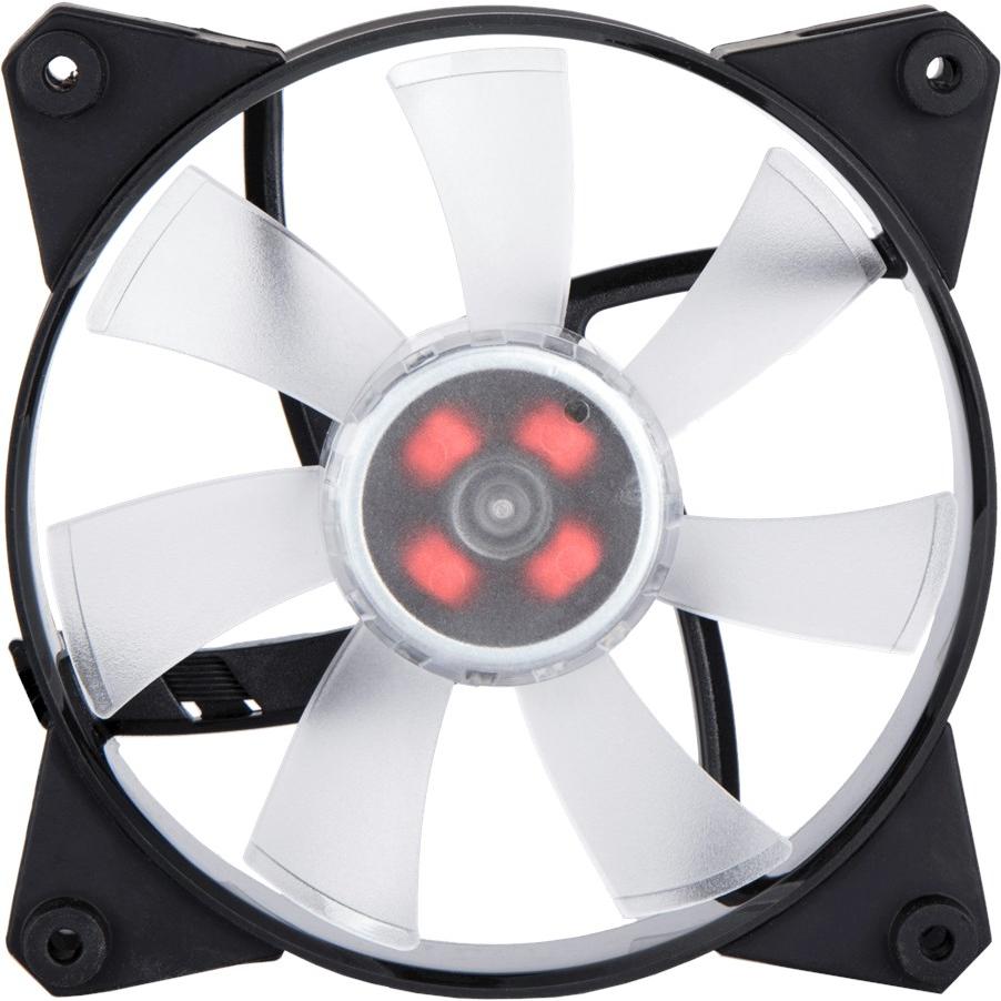 Cooler Master MasterFan Pro 120 Air Flow RGB Computergehäuse Ventilator (120 mm), PC Lüfter, Schwarz