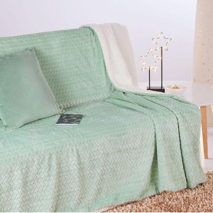 Actual product image Vedia Fleecedecke «Popcorn» (150 x 200 cm)