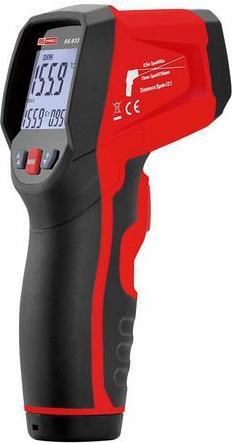 Actual product image RS PRO RS-833 Infrared Thermometer 12:1, up to +650°C, Celsius/Fahrenheit