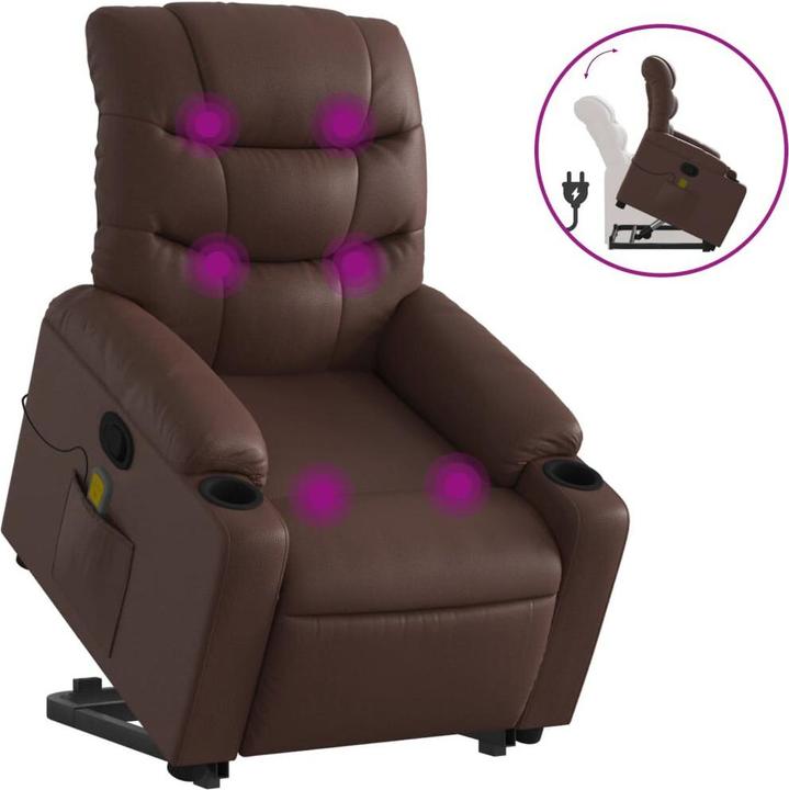 Image du produit vidaXL Massagesessel mit Aufstehhilfe