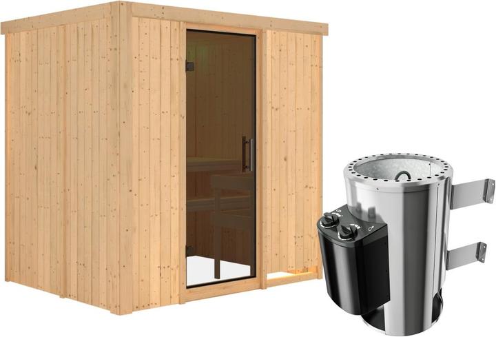 Actual product image Karibu Fanja without roof rim (Plug & Play 3.6 KW internal control)