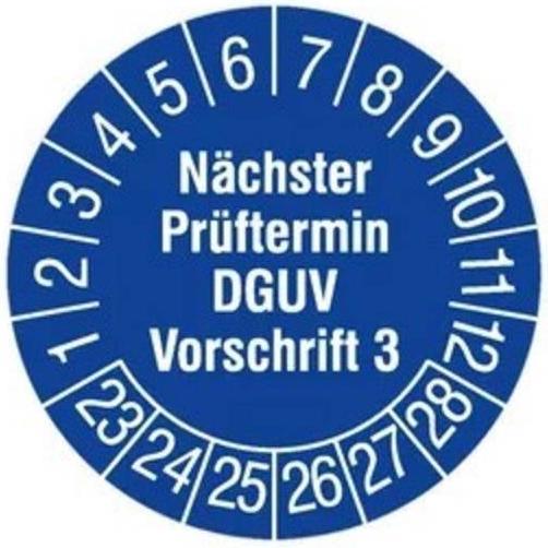 HT Instruments Sicherheitsprüfplaketten 15mm (Prüfspitze), Messtechnik, Gelb