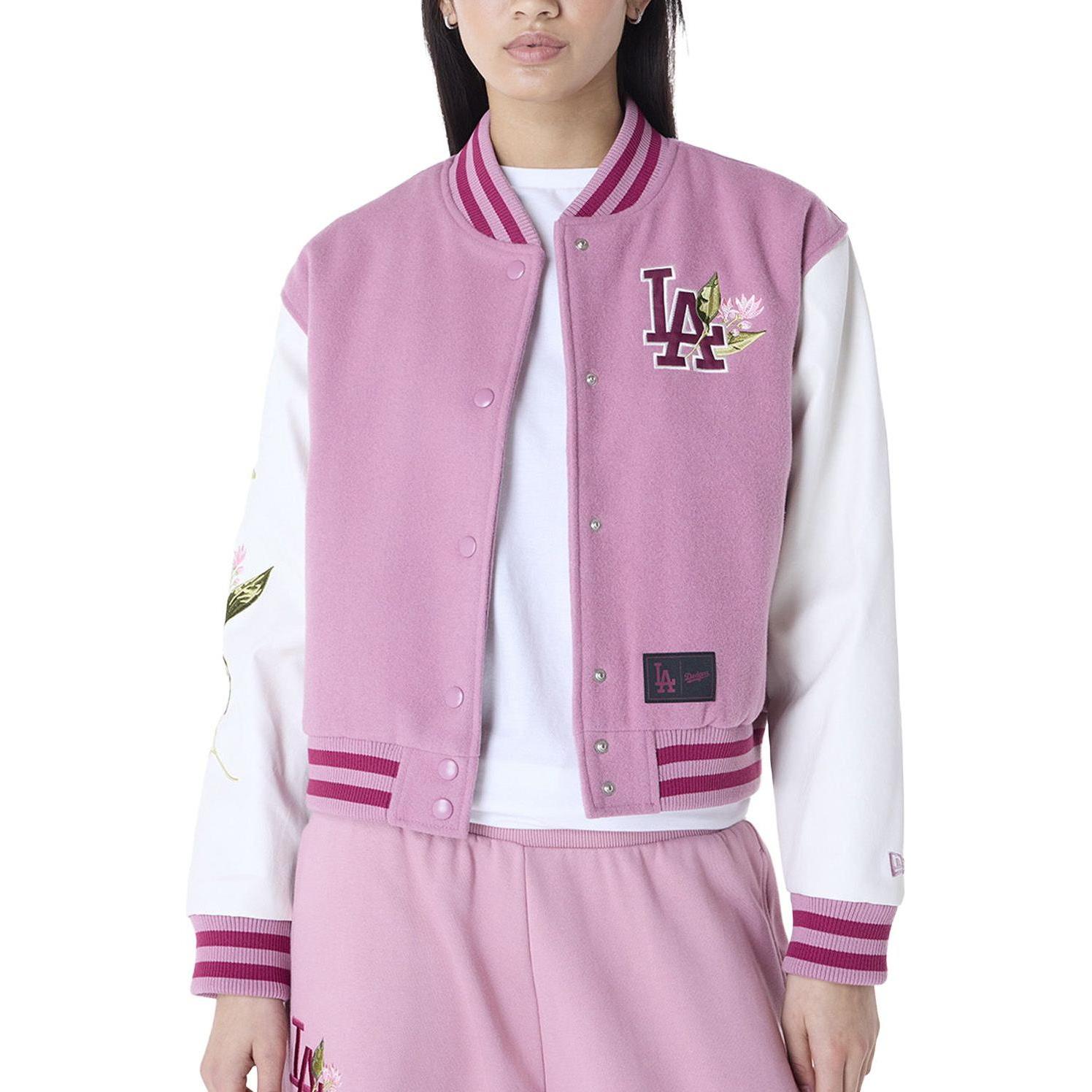New Era, Damen, Jacke, Damen VARSITY College Jacke - Los Angeles Lakers XS (XS), Rosa, XS