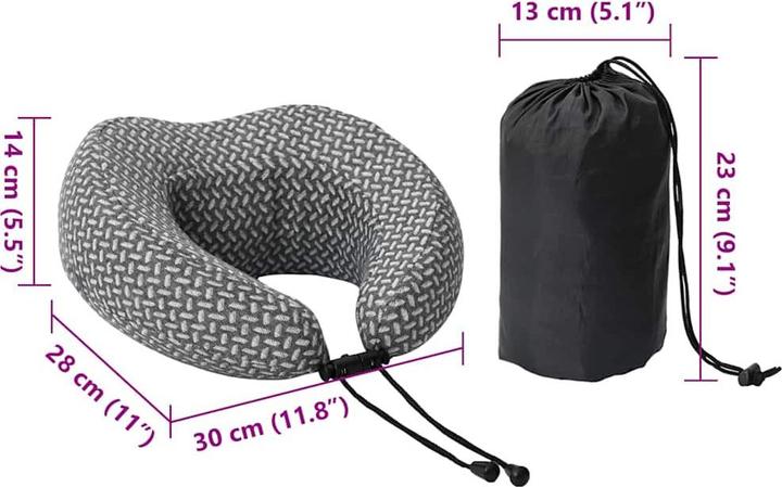 Immagine prodotto vidaXL Reisekissen (Cuscino per testa e collo)