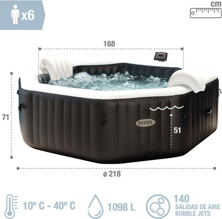 Produktbild Intex PureSpa Jet und Bubble Deluxe Set (6 Personen)