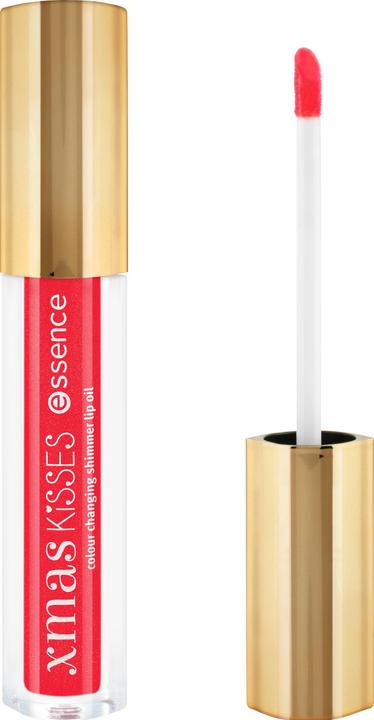 Actual product image essence Shimmer lip oil XMAS KiSSES 01 Kiss & Wish! (Lip oil, 2.60 ml)