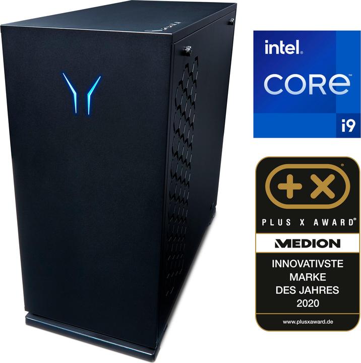 Actual product image Medion Erazer Hunter X20 RTX 3080 (Intel Core i9-12900KF, 32 GB, 2000 GB, GeForce RTX 3080)