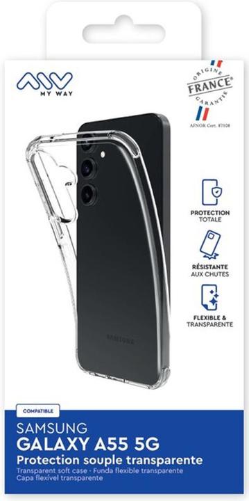 Actual product image My Way Coque Souple Transparent Samsung Galaxy A55 5g (Samsung Galaxy A55)