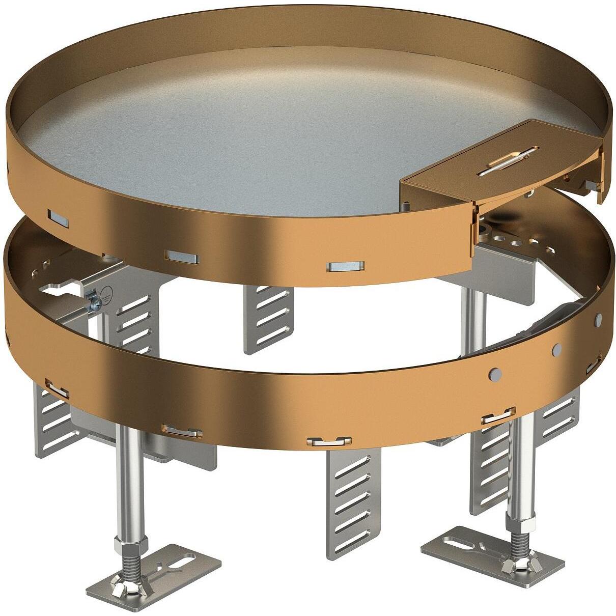 OBO Bettermann, Accessori per il passaggio dei cavi, OBO RKS2 R7 M25 Cassetta rotonda con uscita cavo D 275mm