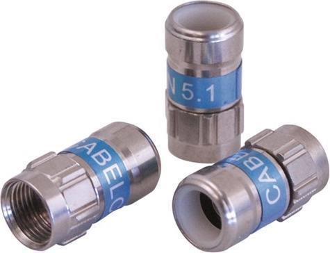 Image du produit Corning CC F-6 TD5.1 - Connecteur F Self Install TrueDrop 5.1 (Câble d'antenne)